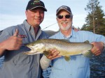 Mike Nielson and Rick with a nicer brown from the Tahoe shoot...